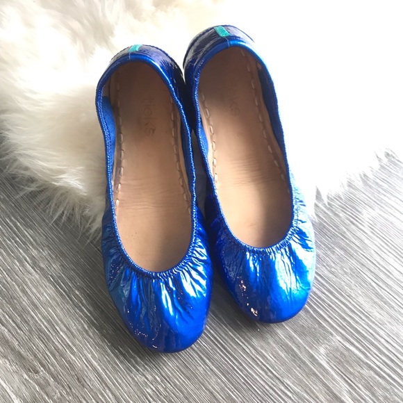 Tieks Sapphire Blue Patent Size 8 - Picture 2 of 6